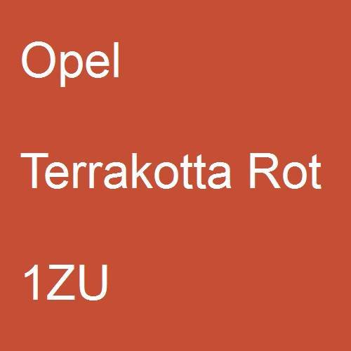 Opel, Terrakotta Rot, 1ZU.